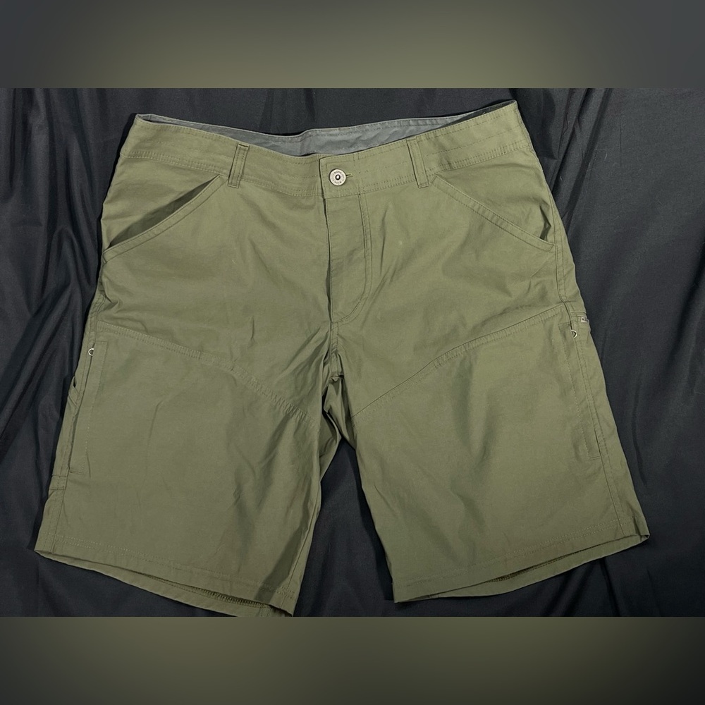 Kuhl Men's Olive Renegade Performance Shorts: Utility, style & comfort meet! - Picture 2 of 10